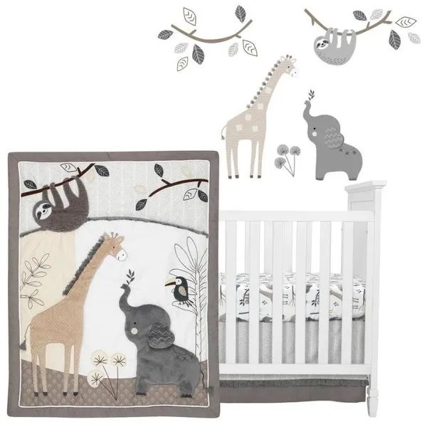 4-piece Crib Bedding Set