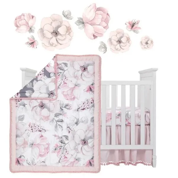 4-piece Crib Bedding Set