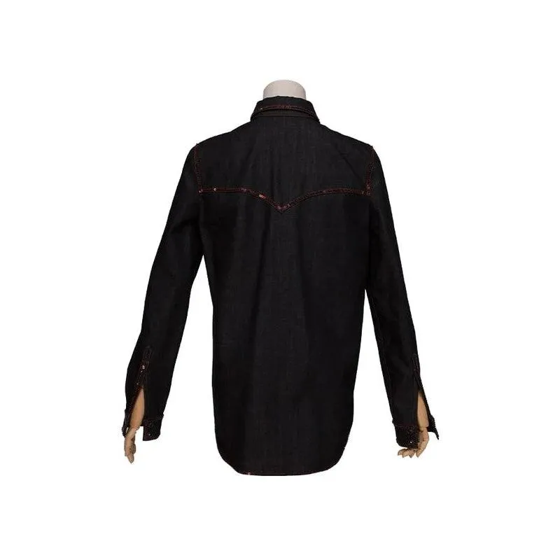 ALEXANDER ARUTYUNOV Black Denim Shirt | Size US 2