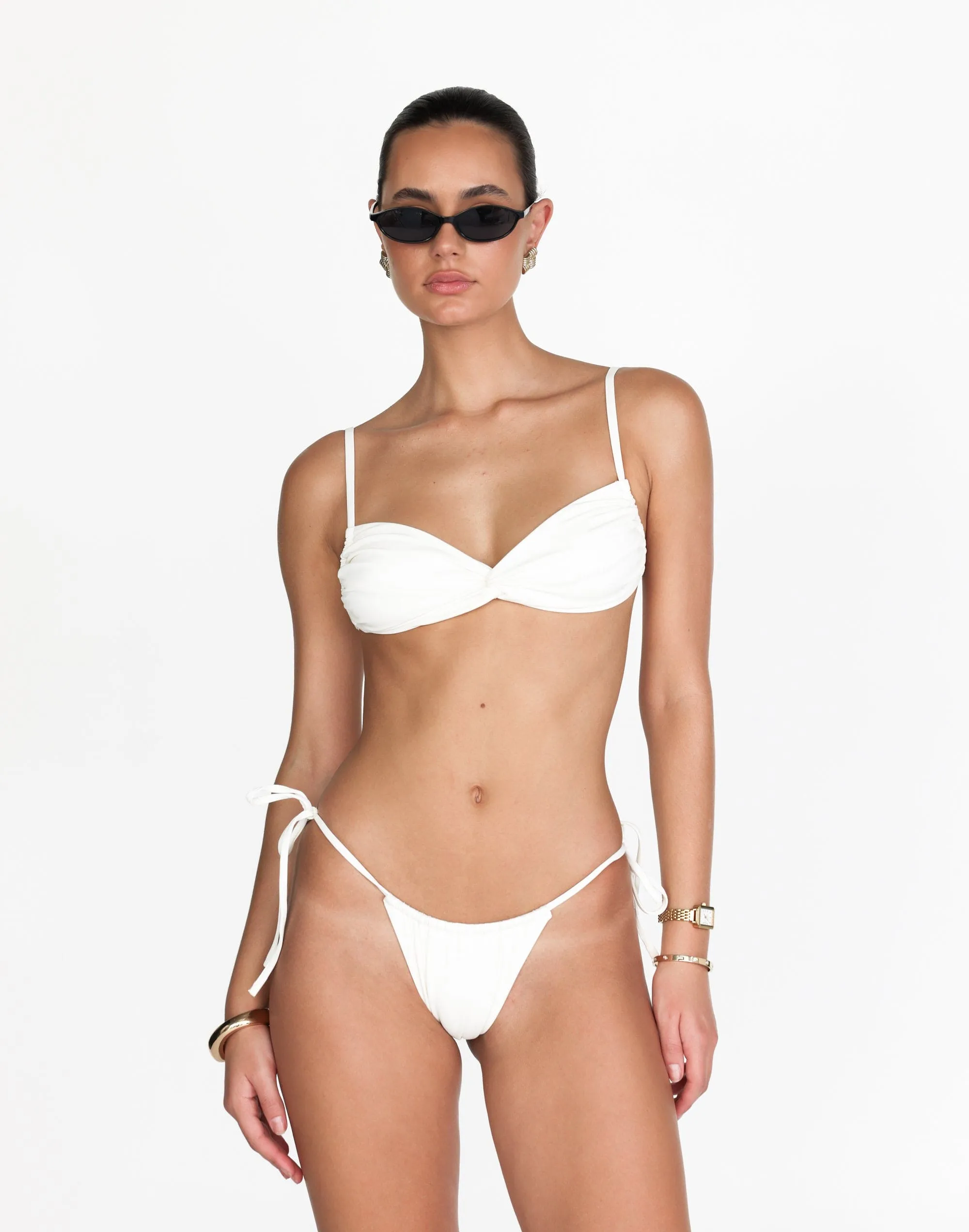 Ali Bikini Top (Pearl)