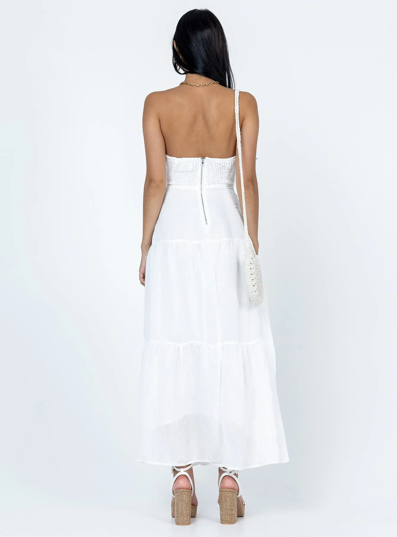 Allie Maxi Dress White