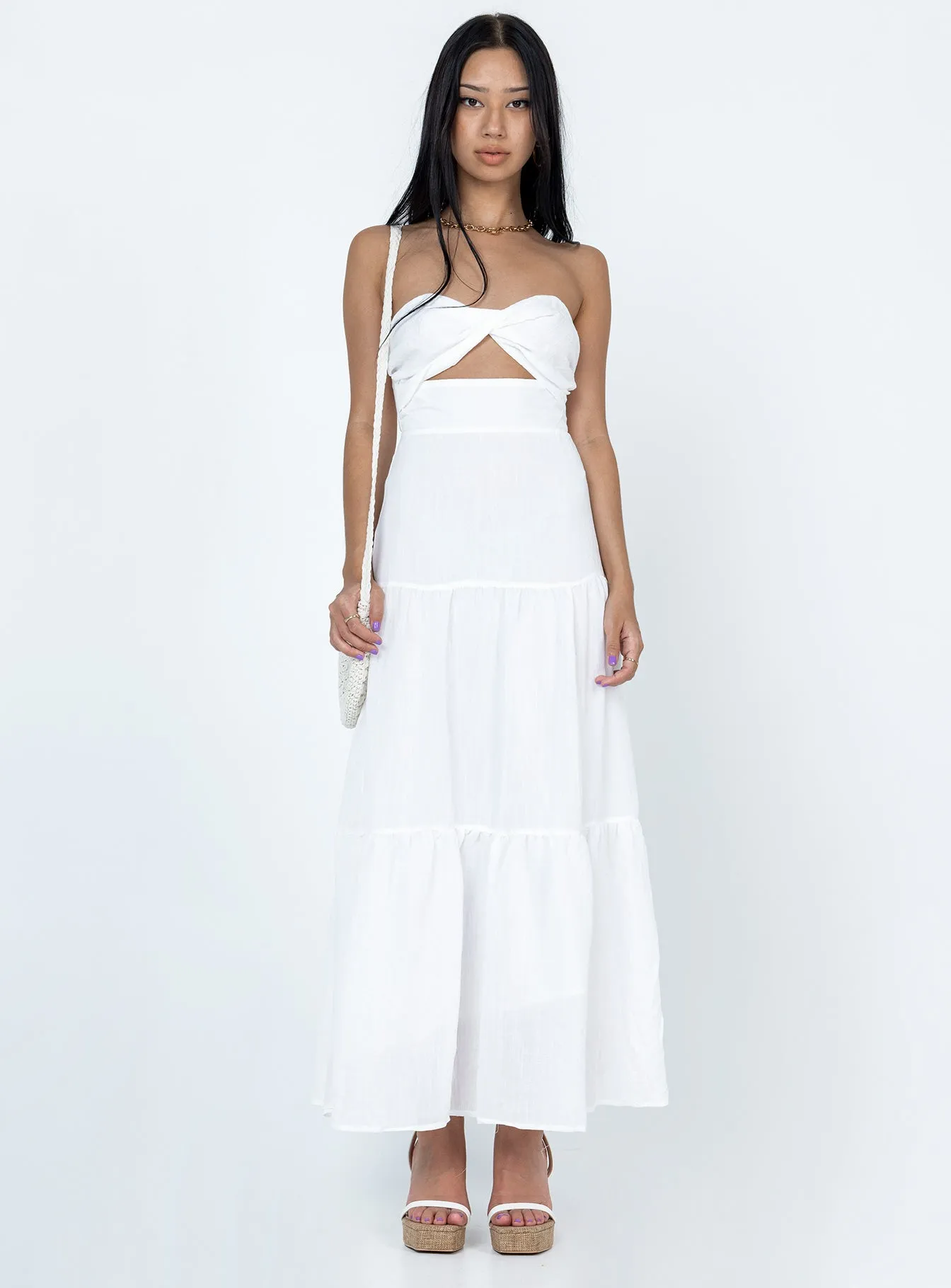 Allie Maxi Dress White