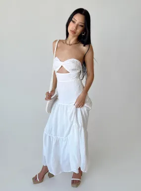 Allie Maxi Dress White