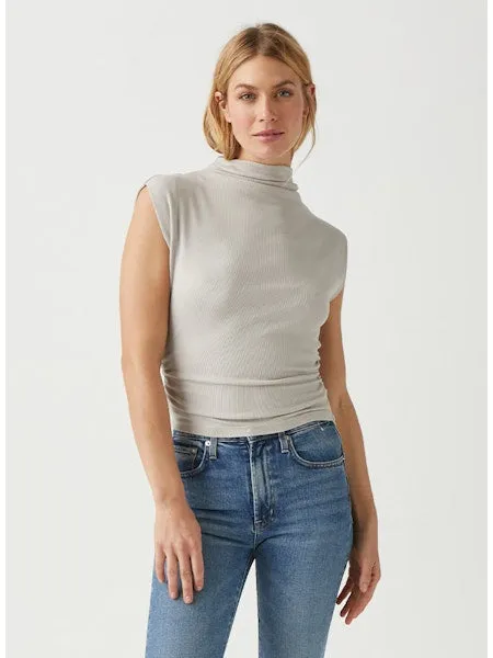 Amara Hi Neck Crop Tee