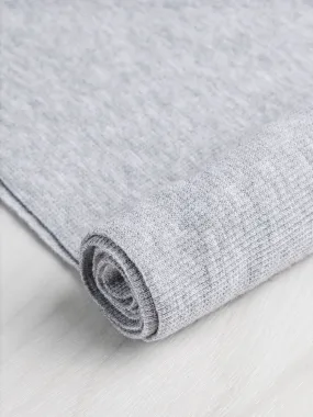 Bamboo/Cotton 2x2 Baby Rib - Cloud Grey