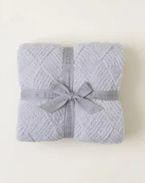 Barefoot Dreams COZYCHIC® Diamond Weave Blanket in Oyster