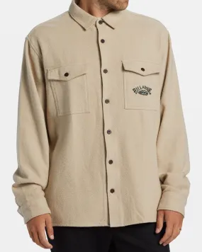 Bong Days Long Sleeve Cord Shirt - Sand