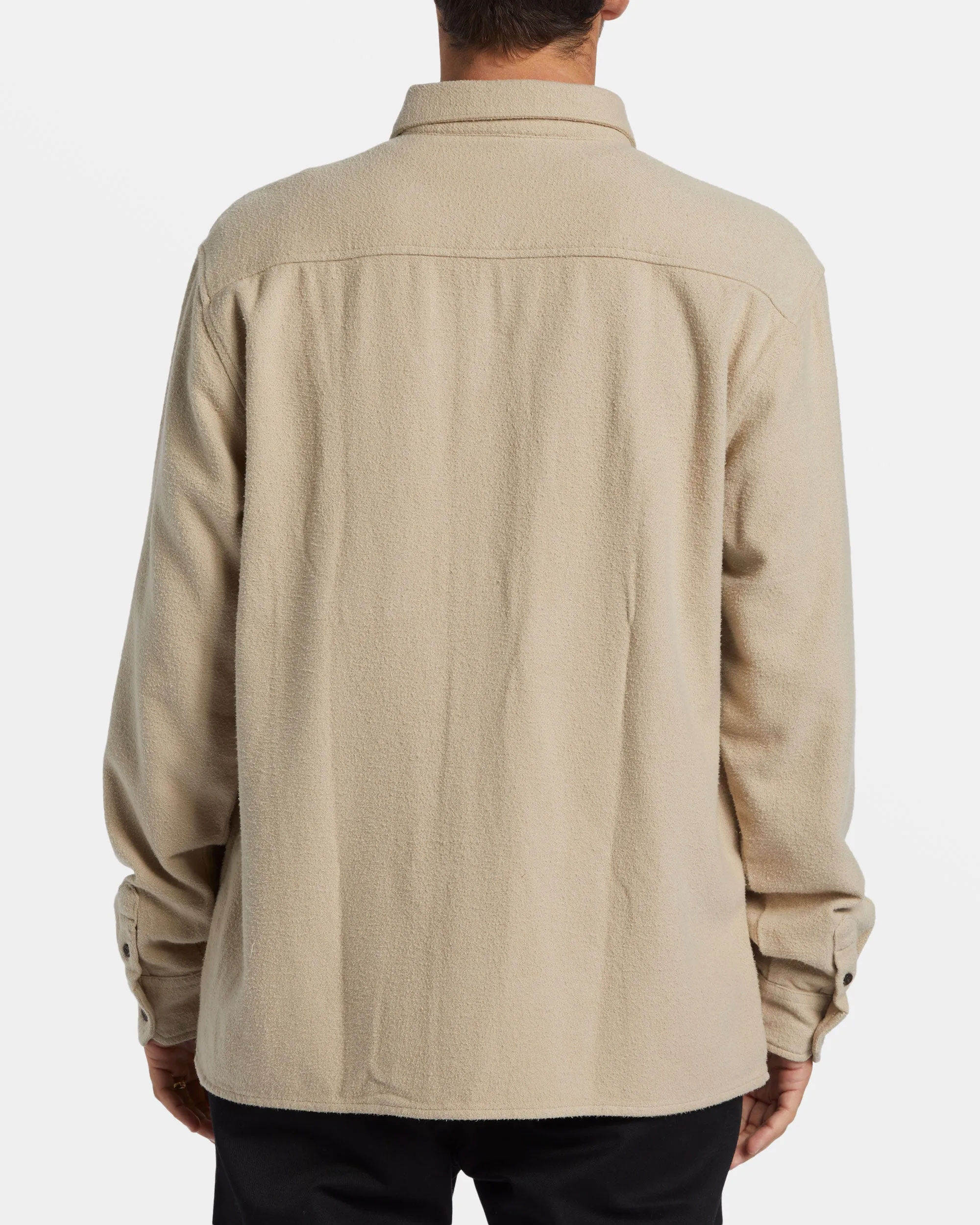 Bong Days Long Sleeve Cord Shirt - Sand