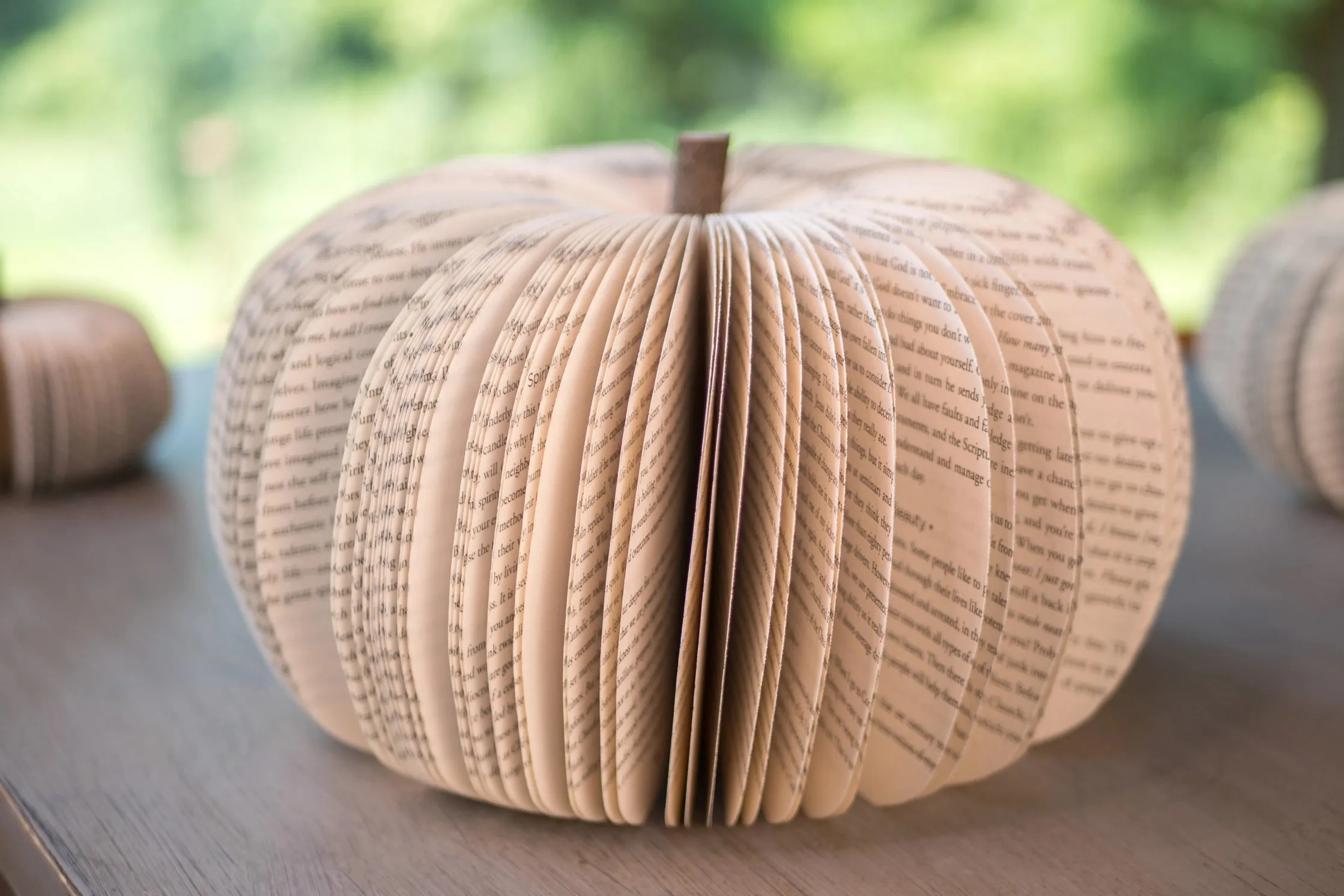 Book Page Pumpkins {multiple styles}