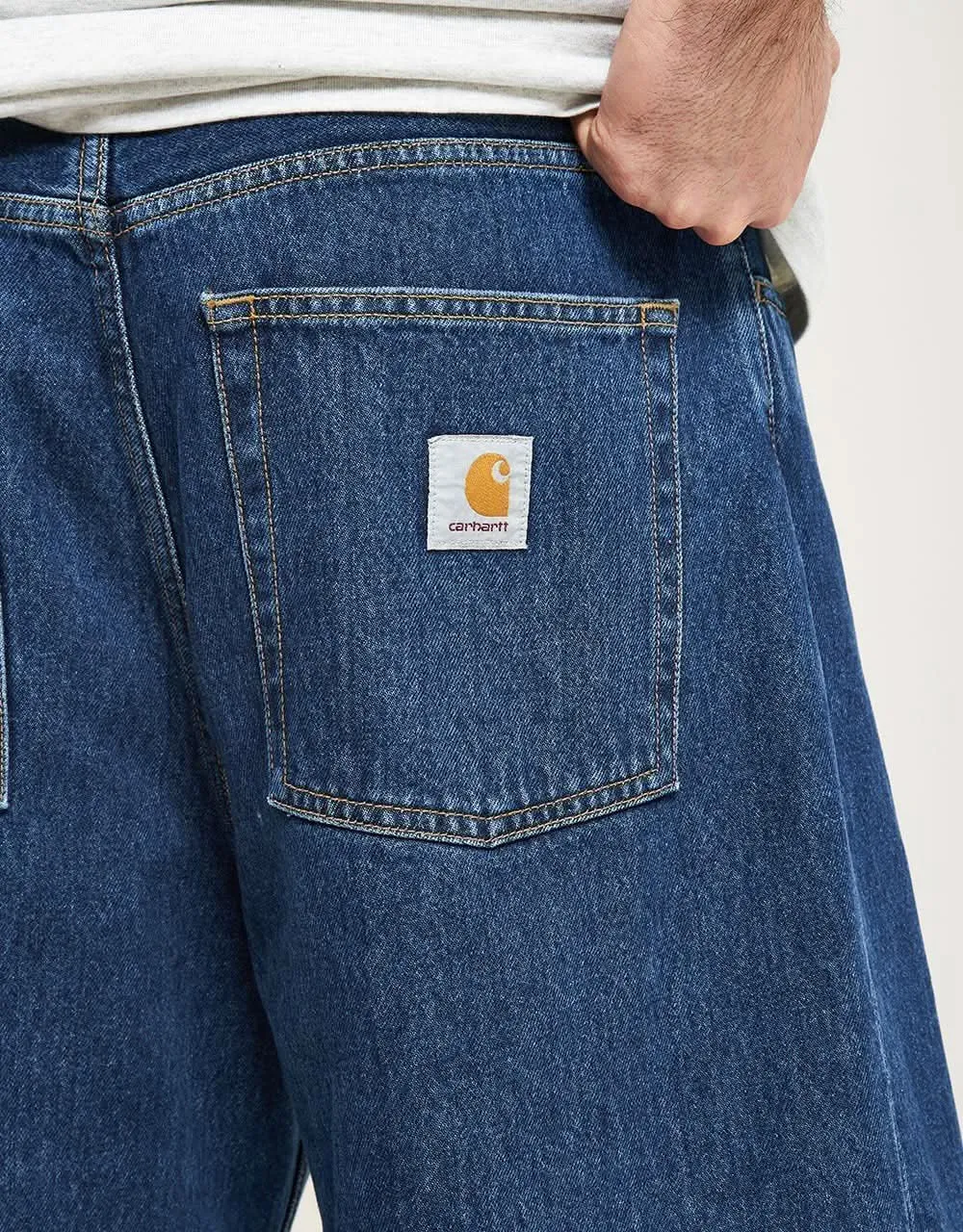 Carhartt WIP Brandon Short - Blue (Stone Washed)