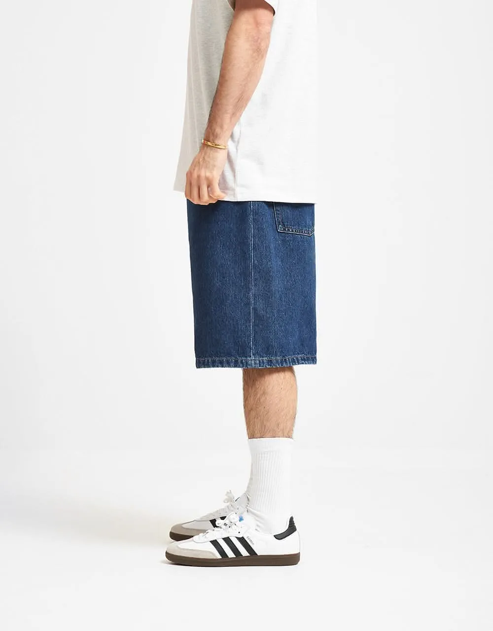 Carhartt WIP Brandon Short - Blue (Stone Washed)