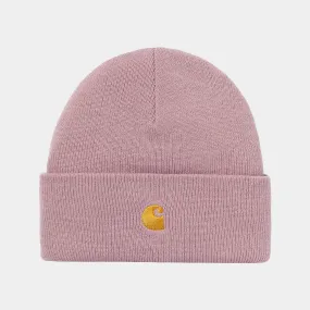 Carhartt WIP - Chase Beanie - Glassy Pink / Gold