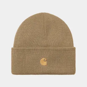 Carhartt WIP - Chase Beanie - Peanut / Gold