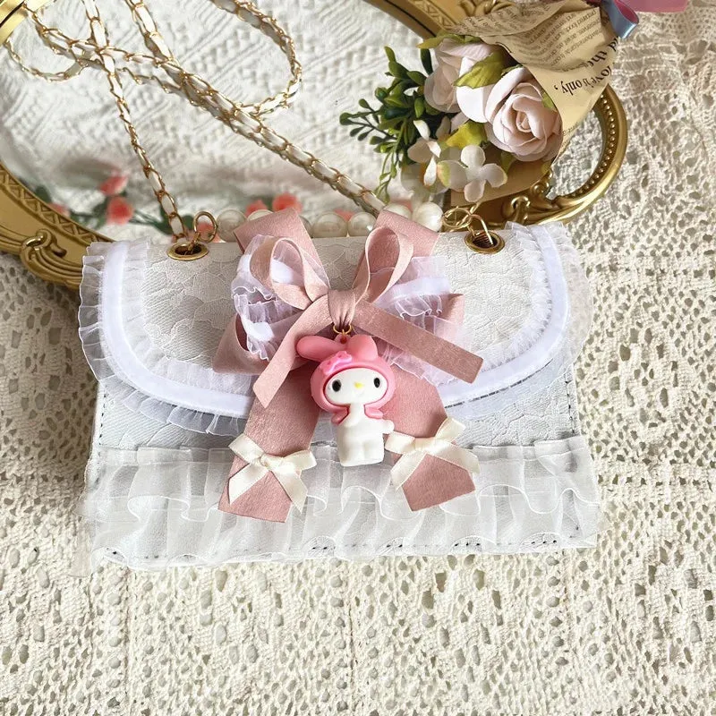 Chiffon & Lace Kawaii Purse