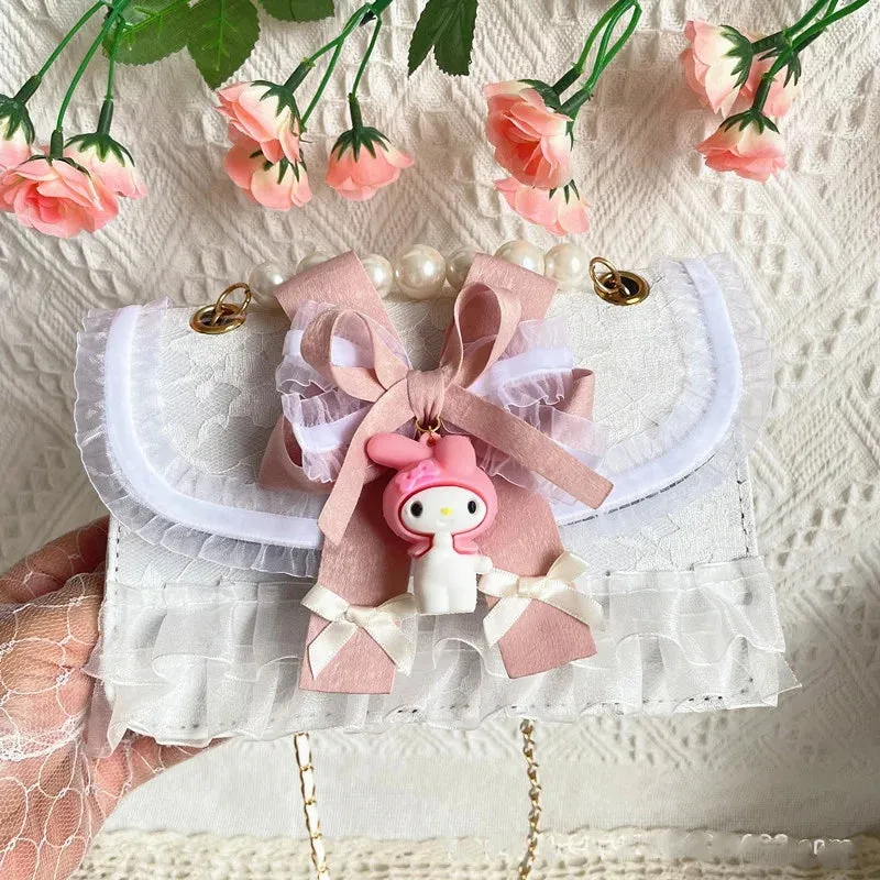 Chiffon & Lace Kawaii Purse