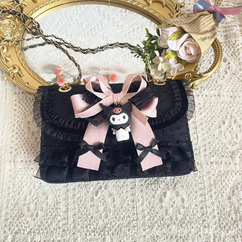 Chiffon & Lace Kawaii Purse