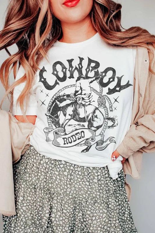 COWBOY RODEO TEE PLUS SIZE