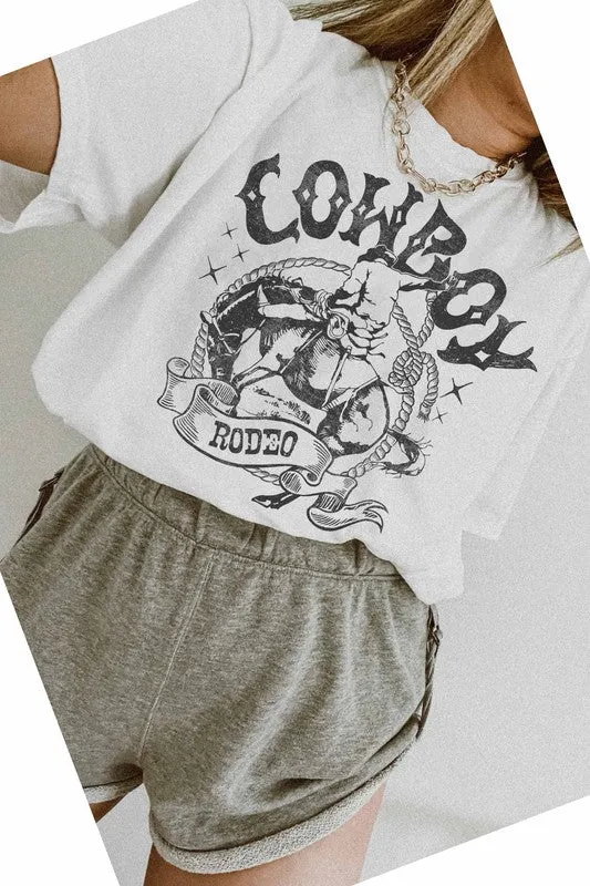 COWBOY RODEO TEE PLUS SIZE