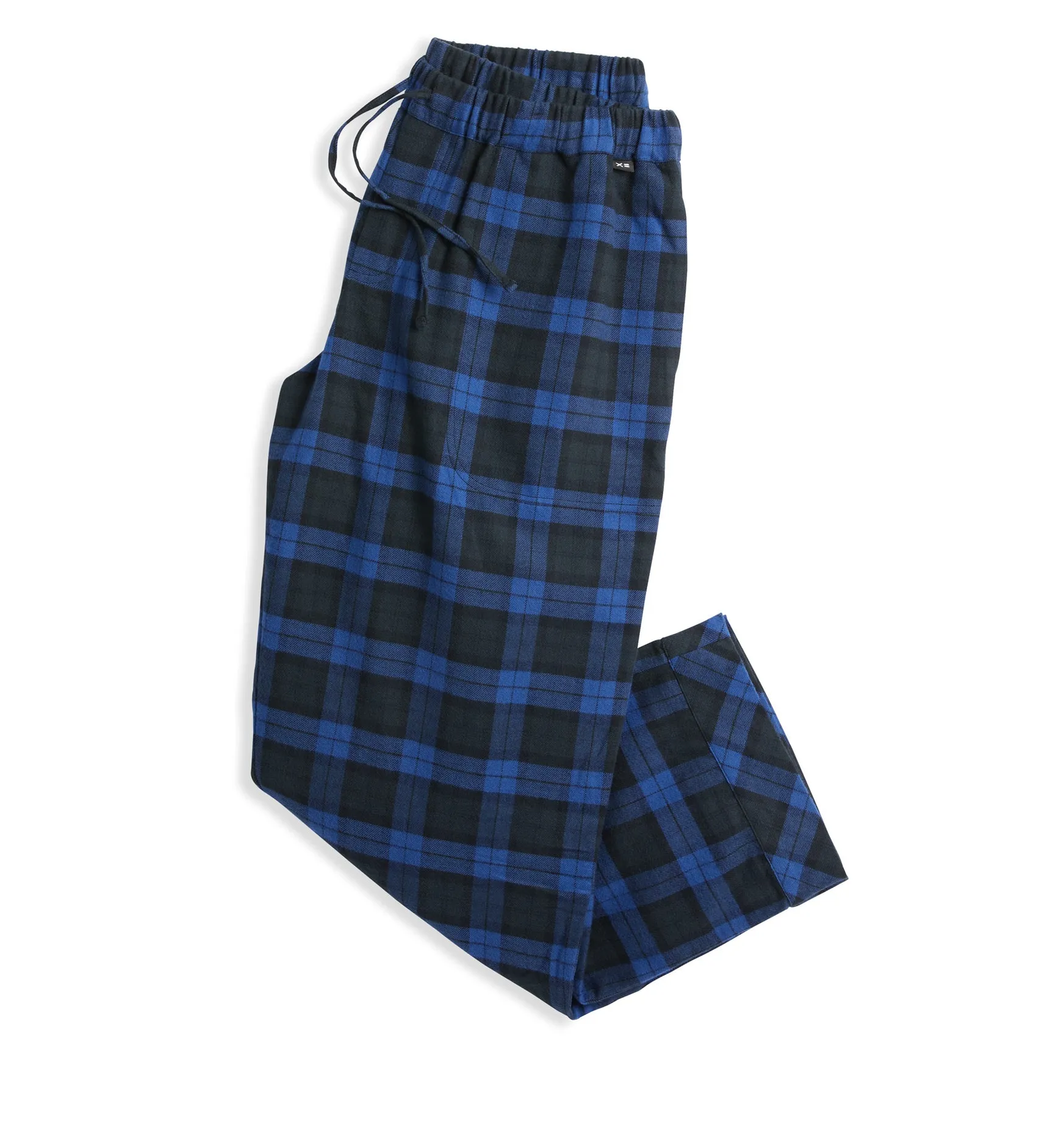 Cozy Flannel PJ Set - Midnight Plaid