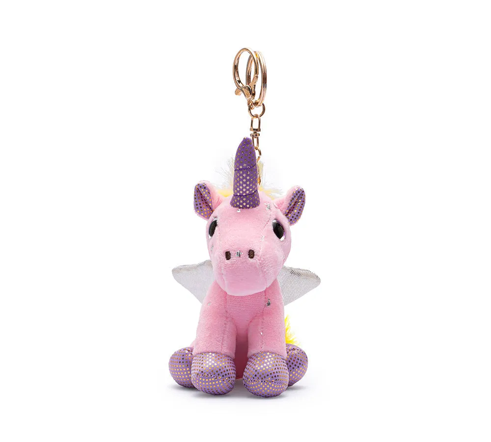 Cute Plush Unicorn Keyring Keychain Pendant Bag Charm