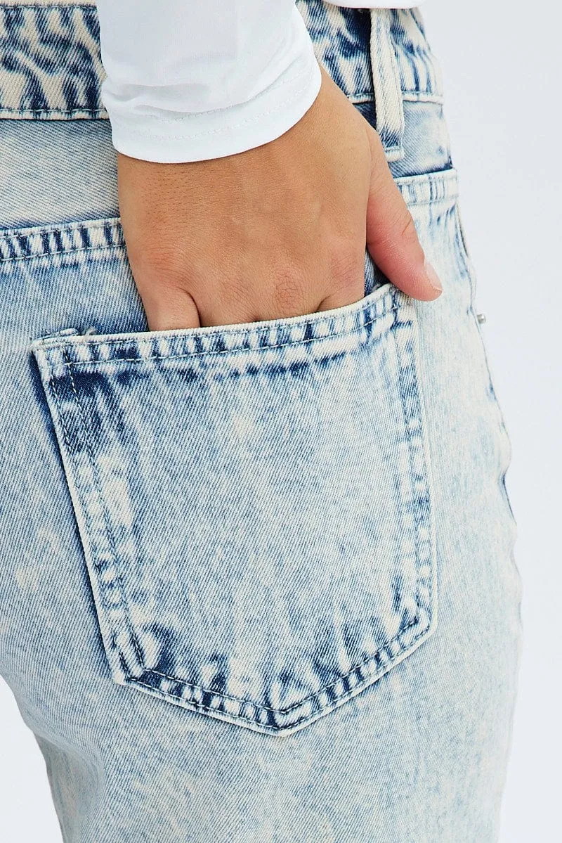 Denim Flare Jean Low Rise Dirty Wash