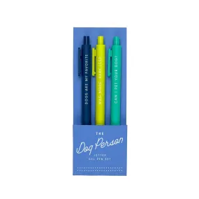 Dog Person Gel Pens