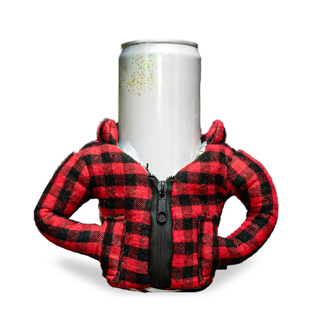 Drink Holder | Flannel | Red