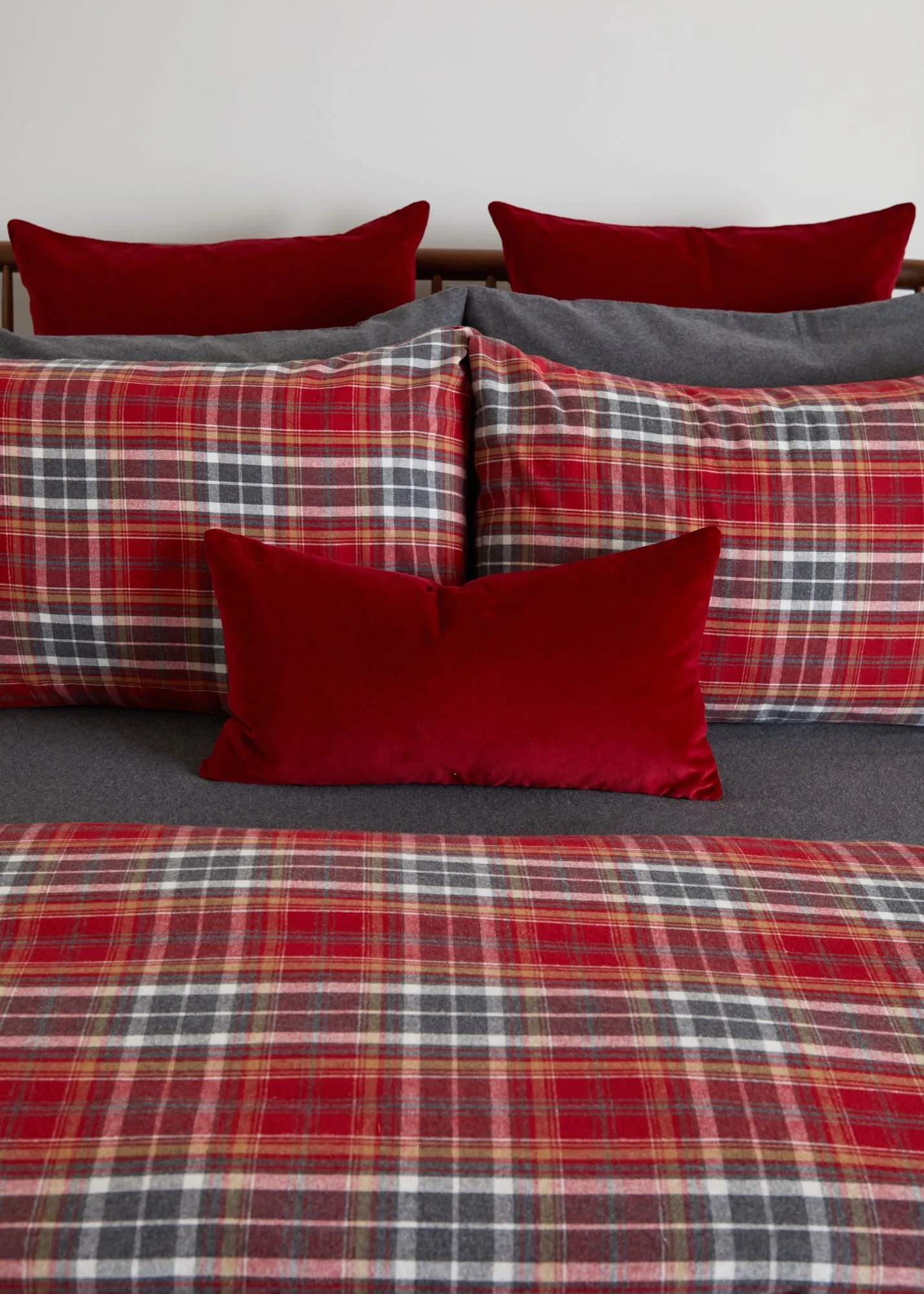 Foxford Tartan Flannel Oxford Pillowcase