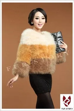 Fur Womens Coat Real Turkey Fur Coat Jacket Overcoat Mulitple Colors Puff NEW Stylish Natural Fur Coat Warmest Fur Coat Fur Story FS12098