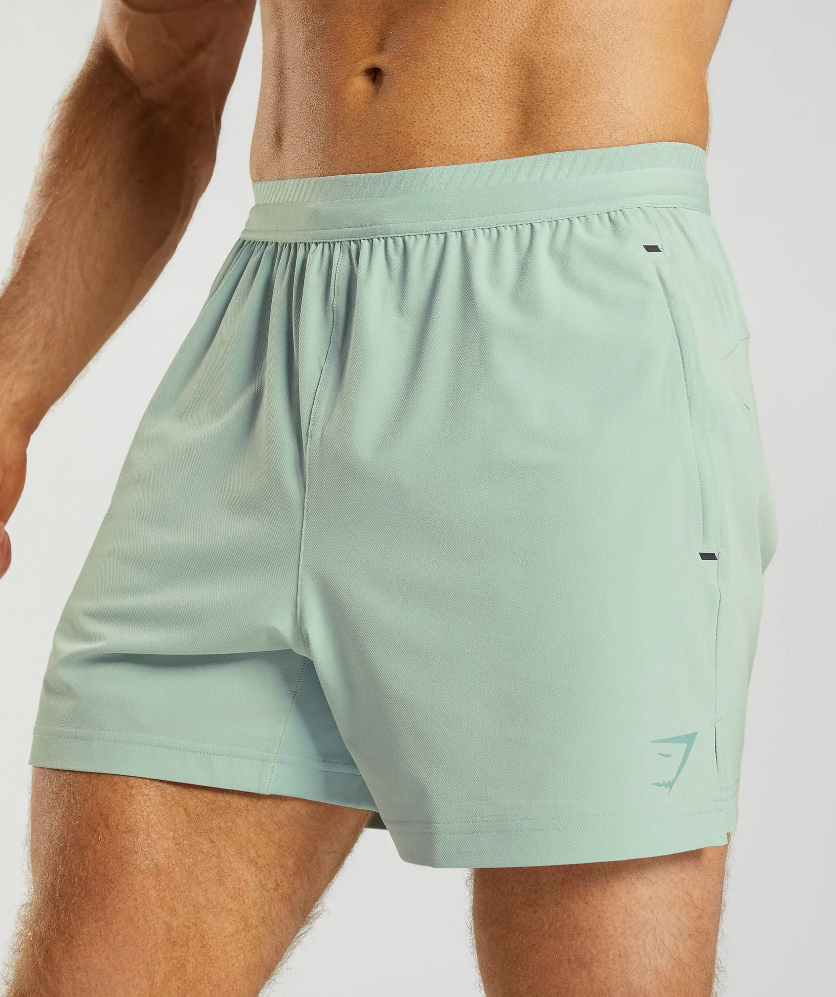 Gymshark Apex 5" Hybrid Shorts - Frost Teal