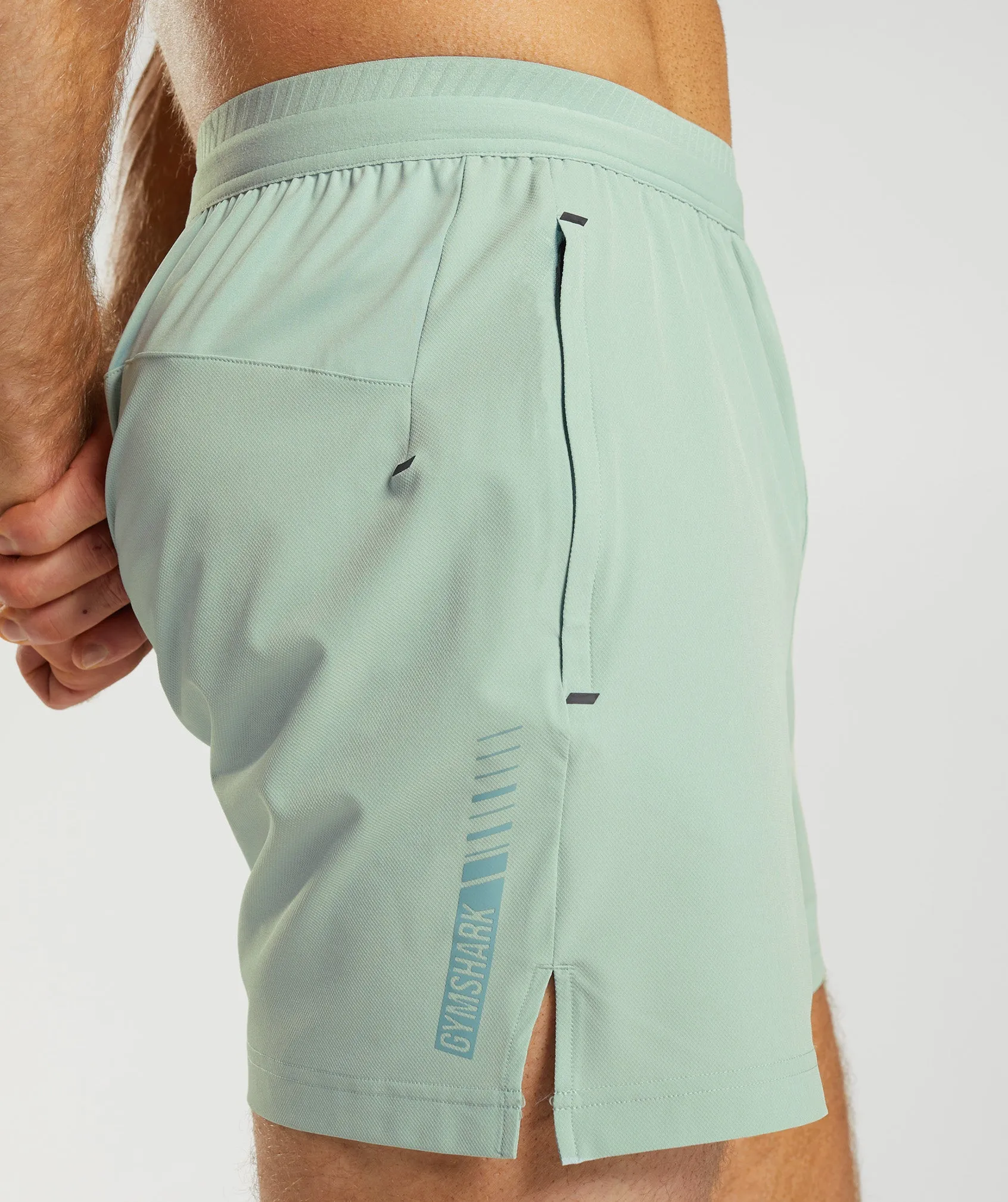 Gymshark Apex 5" Hybrid Shorts - Frost Teal