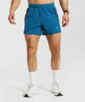 Gymshark Apex 5" Perform Shorts - Atlantic Blue