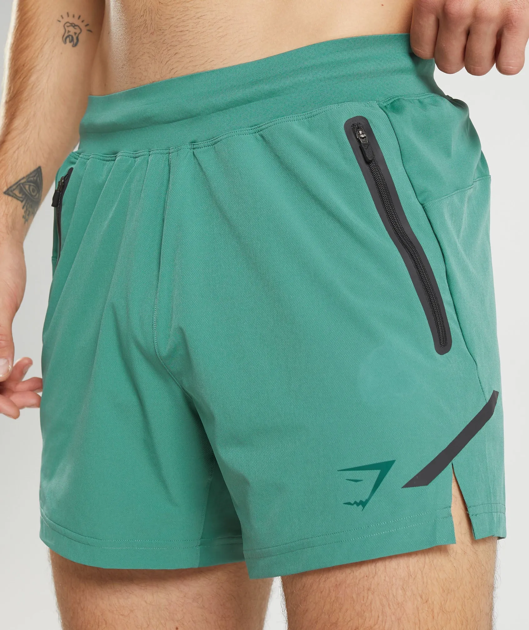 Gymshark Apex 5" Perform Shorts - Hoya Green