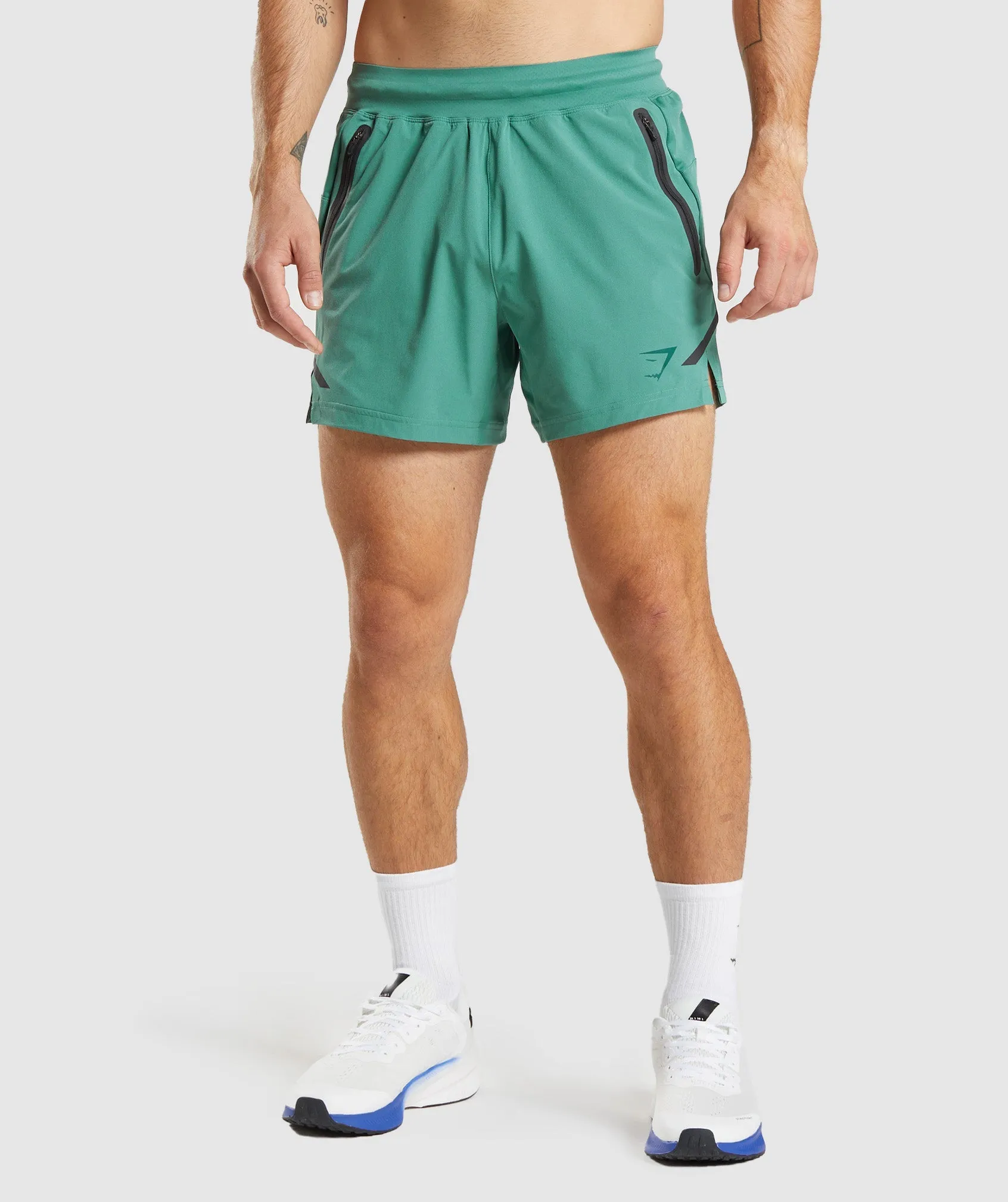 Gymshark Apex 5" Perform Shorts - Hoya Green