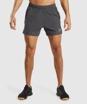 Gymshark Apex 5" Perform Shorts - Onyx Grey