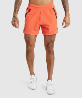 Gymshark Apex 5" Perform Shorts - Papaya Orange