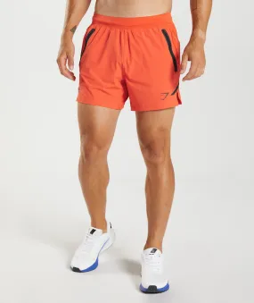 Gymshark Apex 5" Perform Shorts - Pepper Red