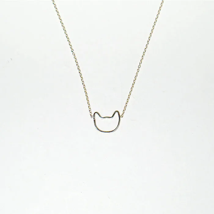 Kitty Necklace - Solid 14kt