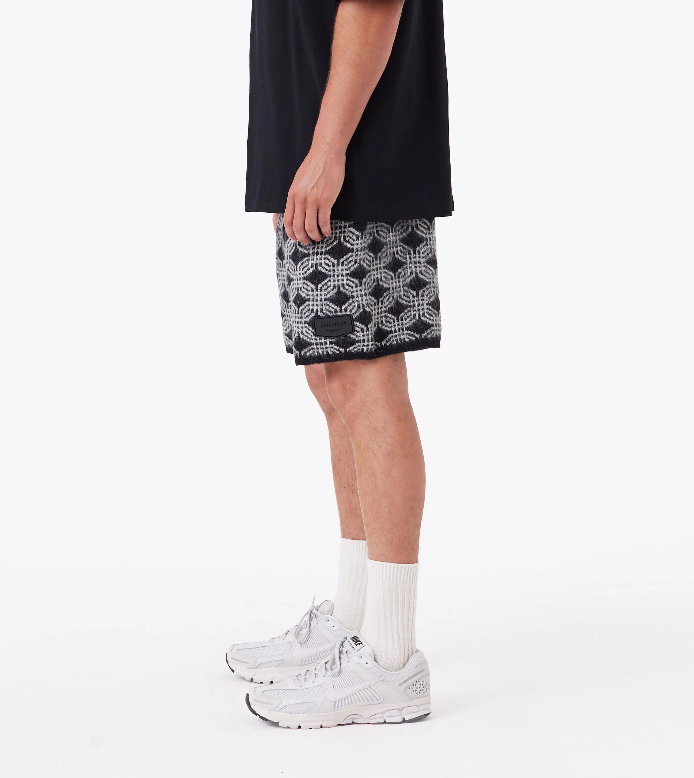 Link-Up Jumpa Knit Short Black/Vintage White