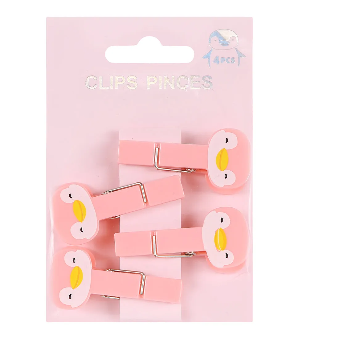 MNISO Penguin Paper Clips, Assorted Colours