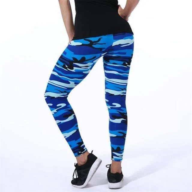 New Fashion Camouflage Printing Elasticity Leggings